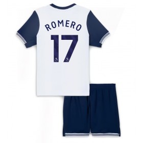 Tottenham Hotspur Cristian Romero #17 Hjemme skjorte til barn 2024-25 Kortermet (+ korte bukser)